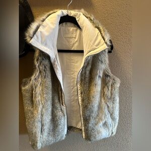 Reversible Weatherproof/fur Women's Gray Teddy Jacket